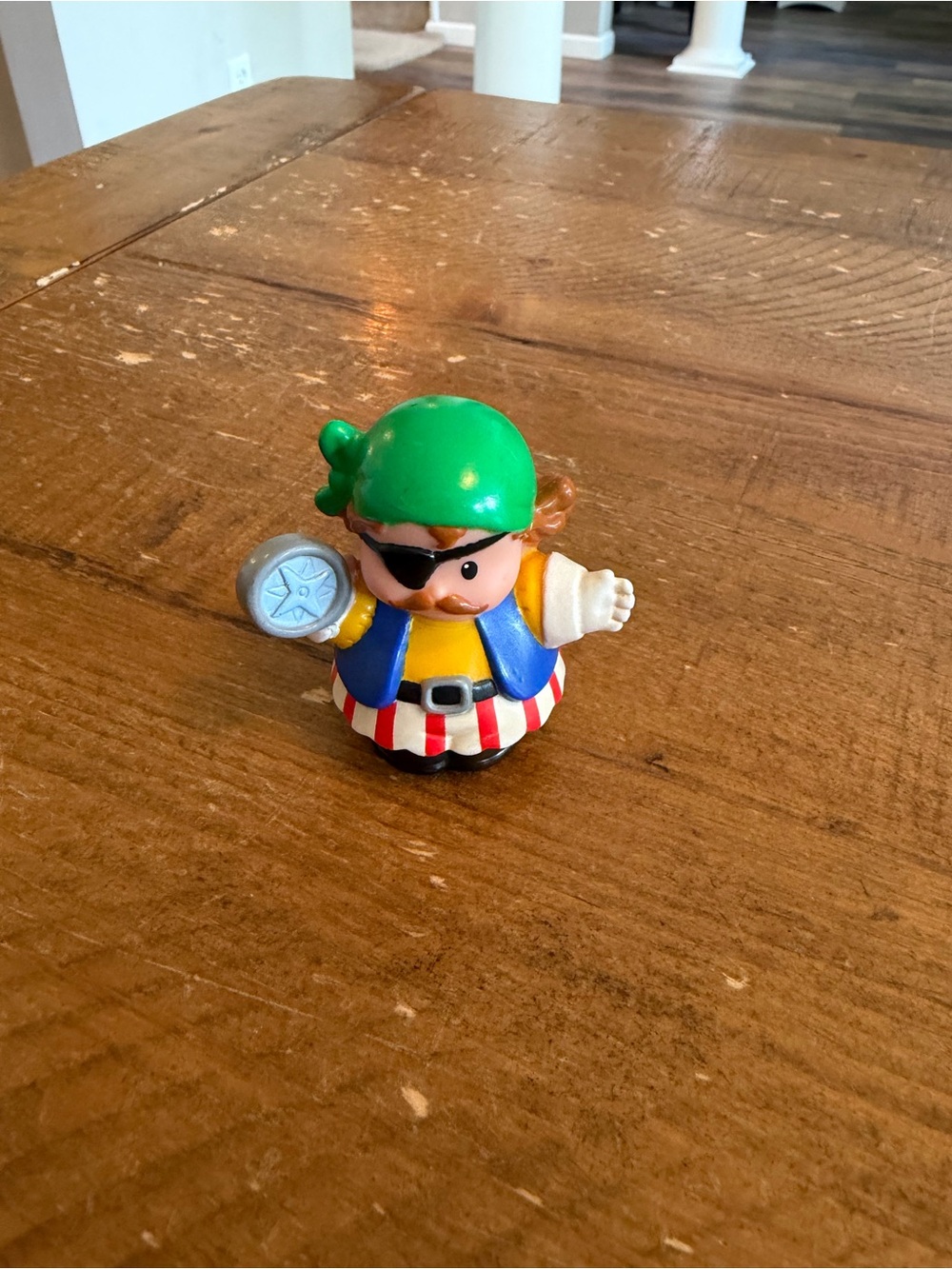 Fisher Price Little People pirate with compass  as is